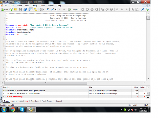 Click to Enlarge

Name: 3 errors 49 warnings.png
Size: 131 KB