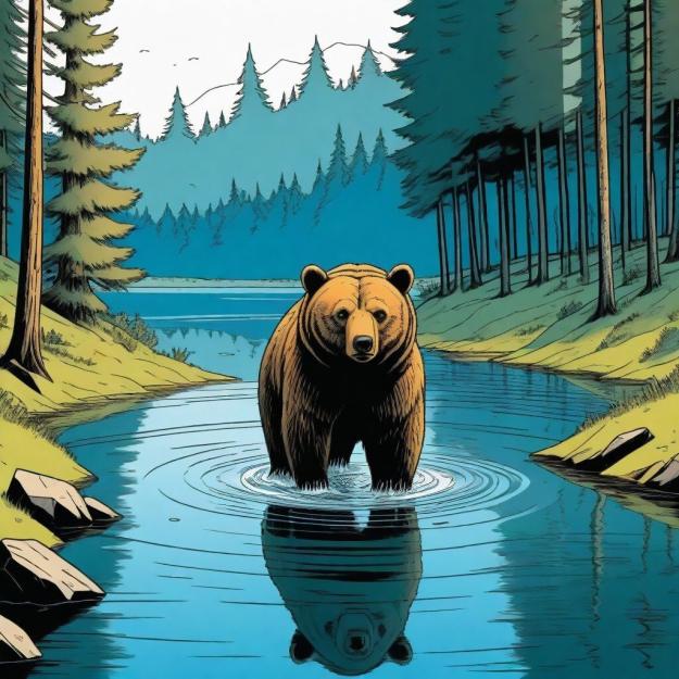 Click to Enlarge

Name: pikaso_texttoimage_Comic-style-Bear-fishing-in-a-forest-lake-graphic-.jpeg
Size: 253 KB